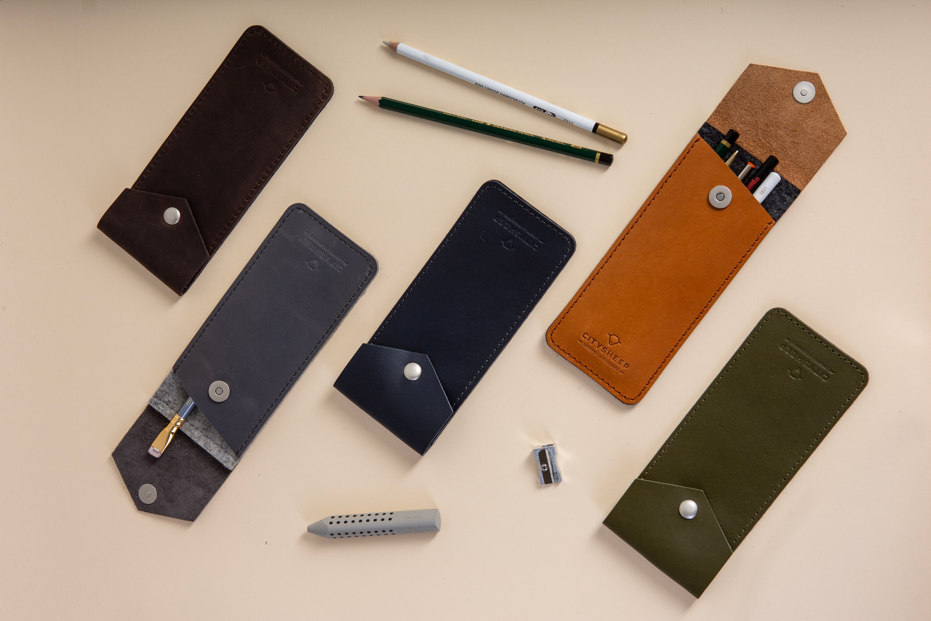 Leather Pen Cases