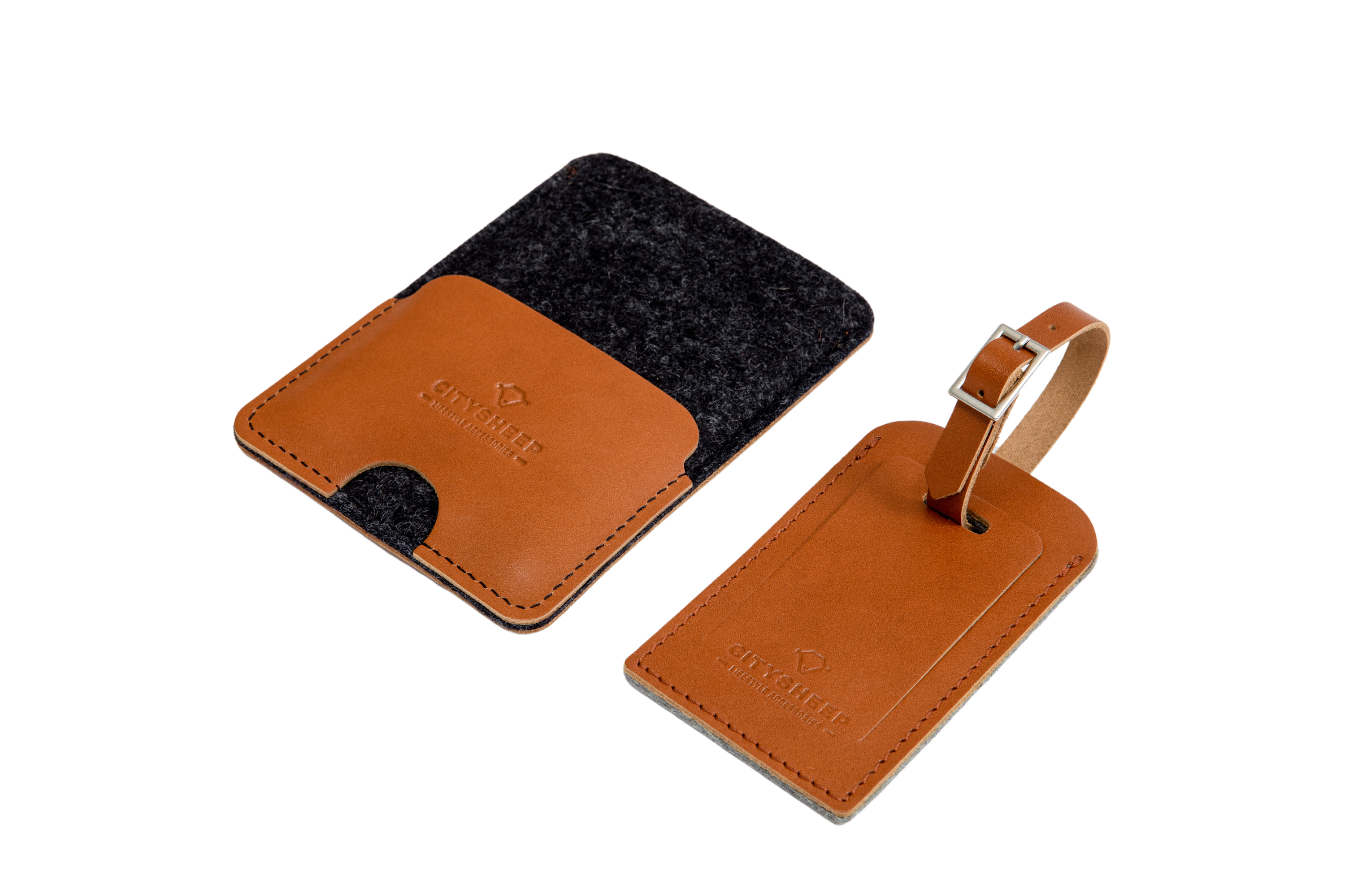 Luxury leather Passport Holder