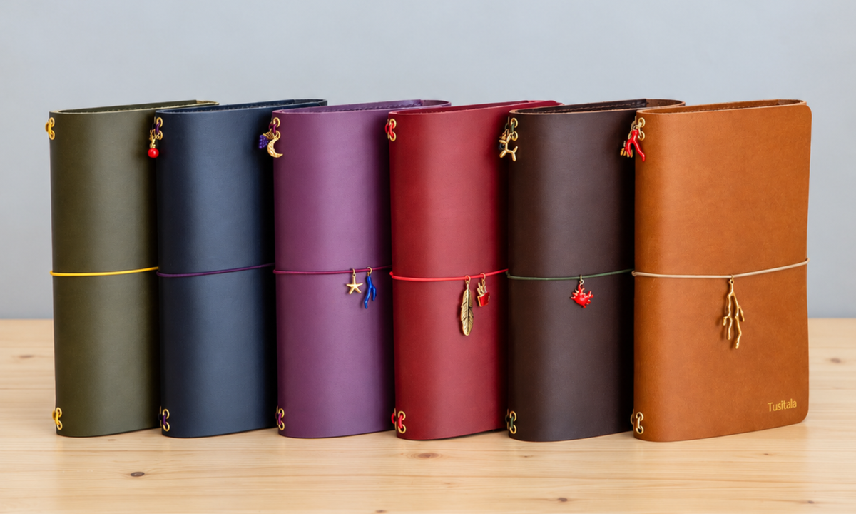 CARRY ALL trifold leather journals
