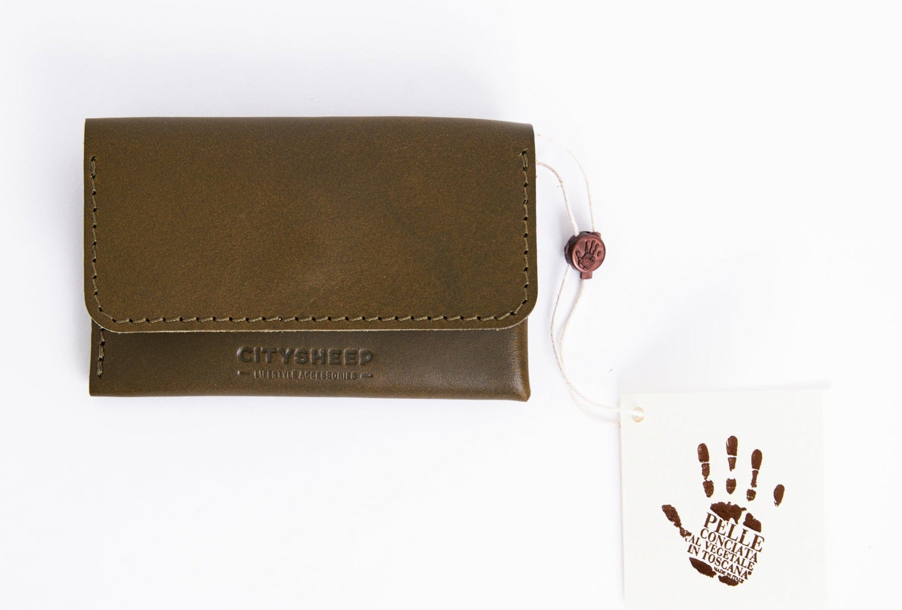 Minimalist leather wallet small compact