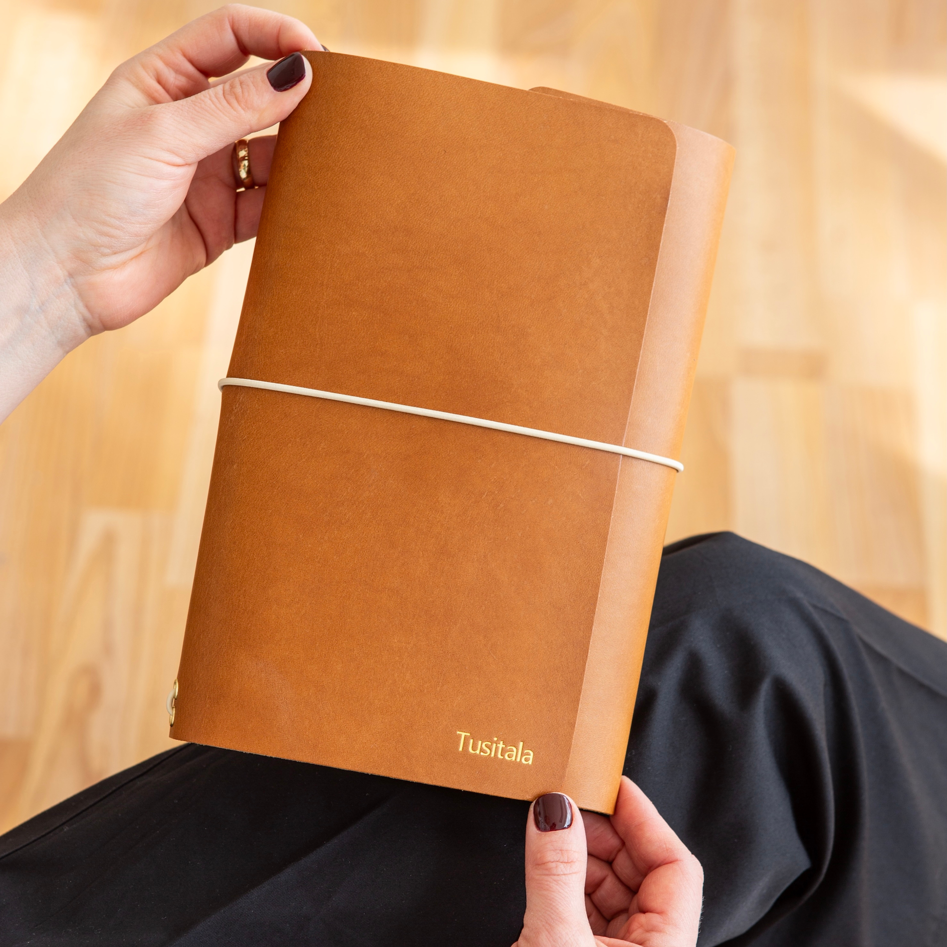 Odinė užrašinė CARRY ALL/ Šviesiai ruda