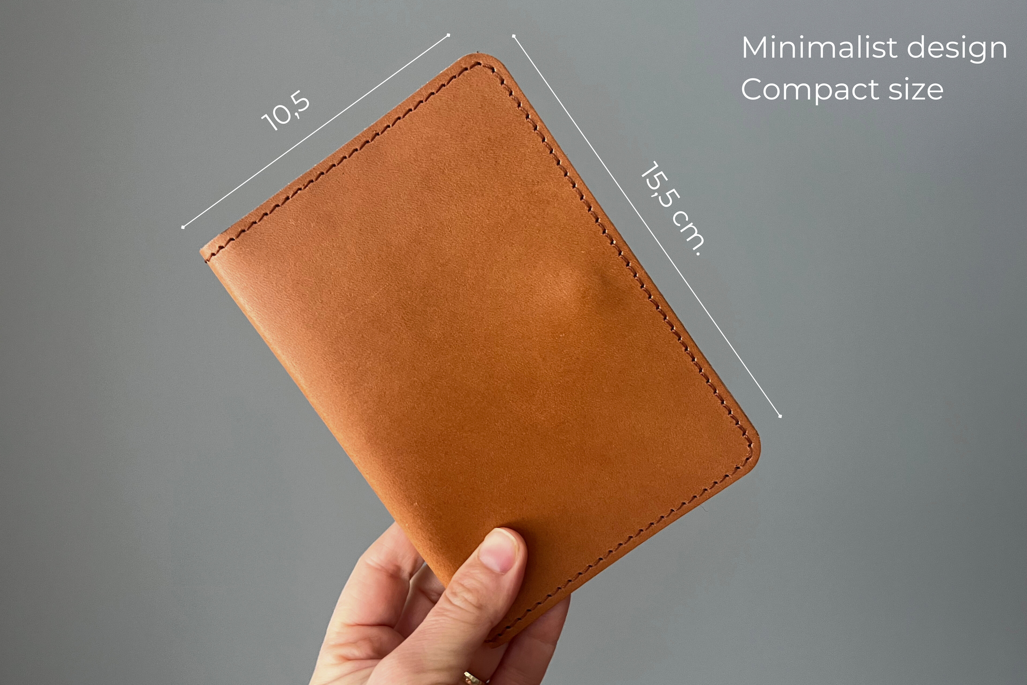 leather passport holder personalized
