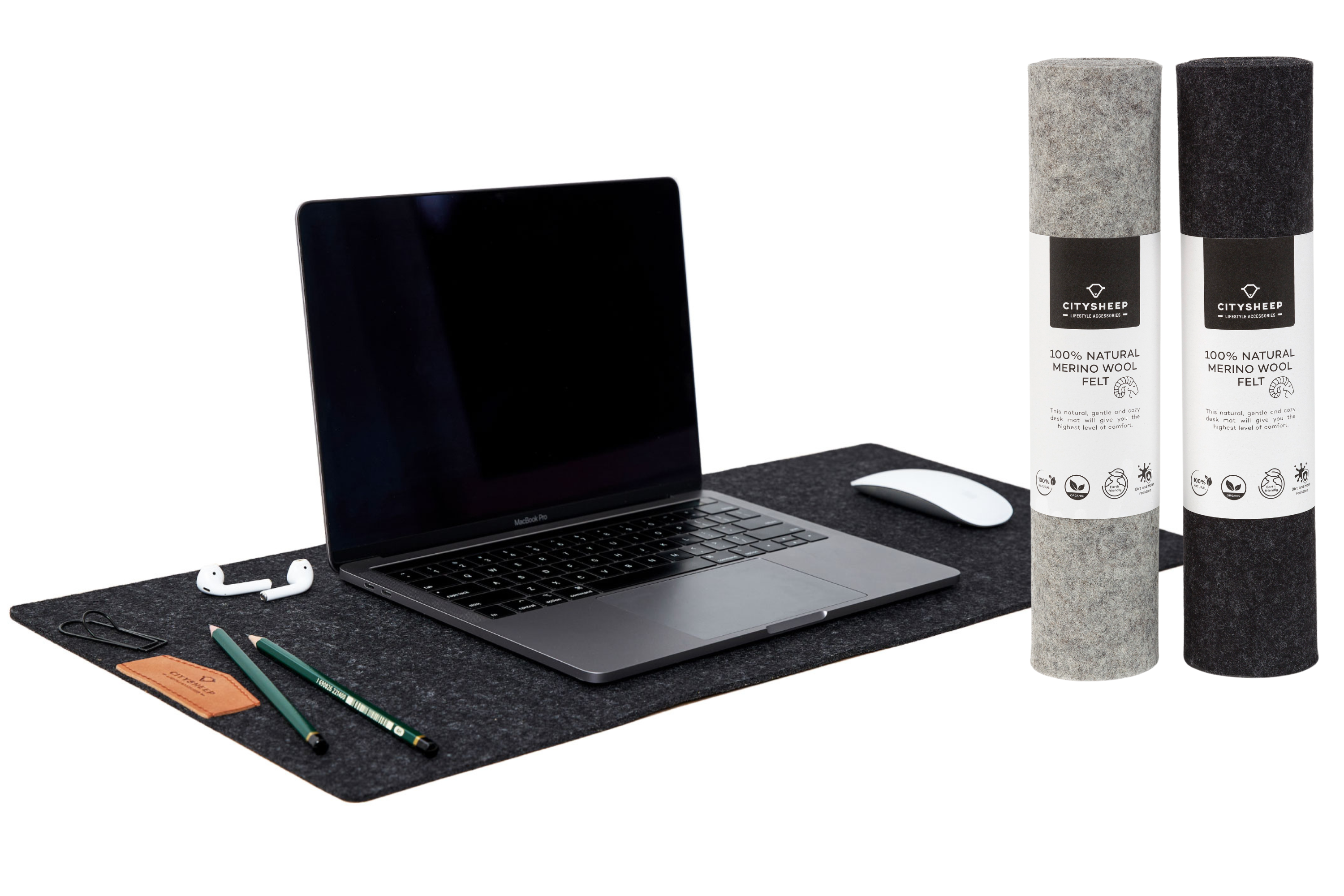 Large Wool Felt Desk Pads