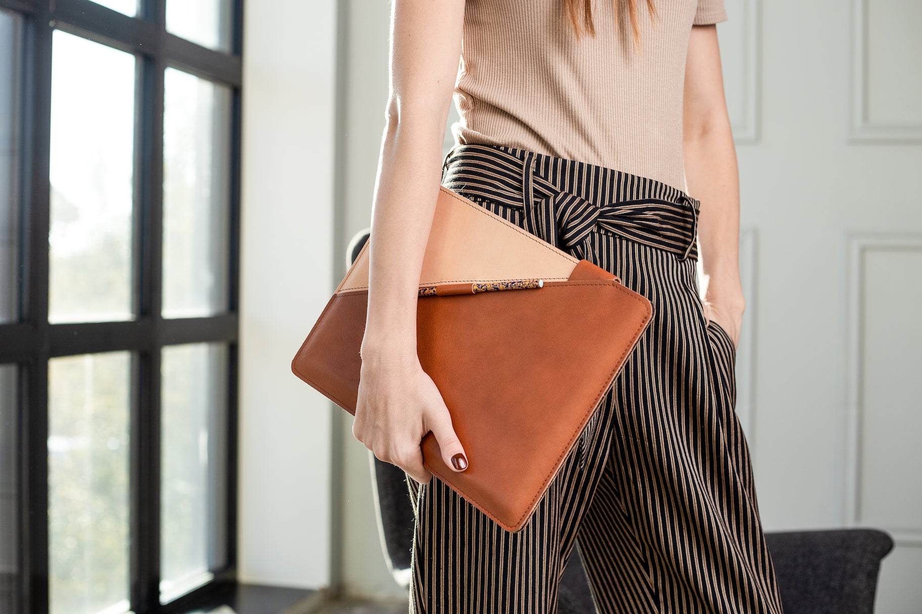 SLIM FIT MacBook įmautė / Šviesiai ruda
