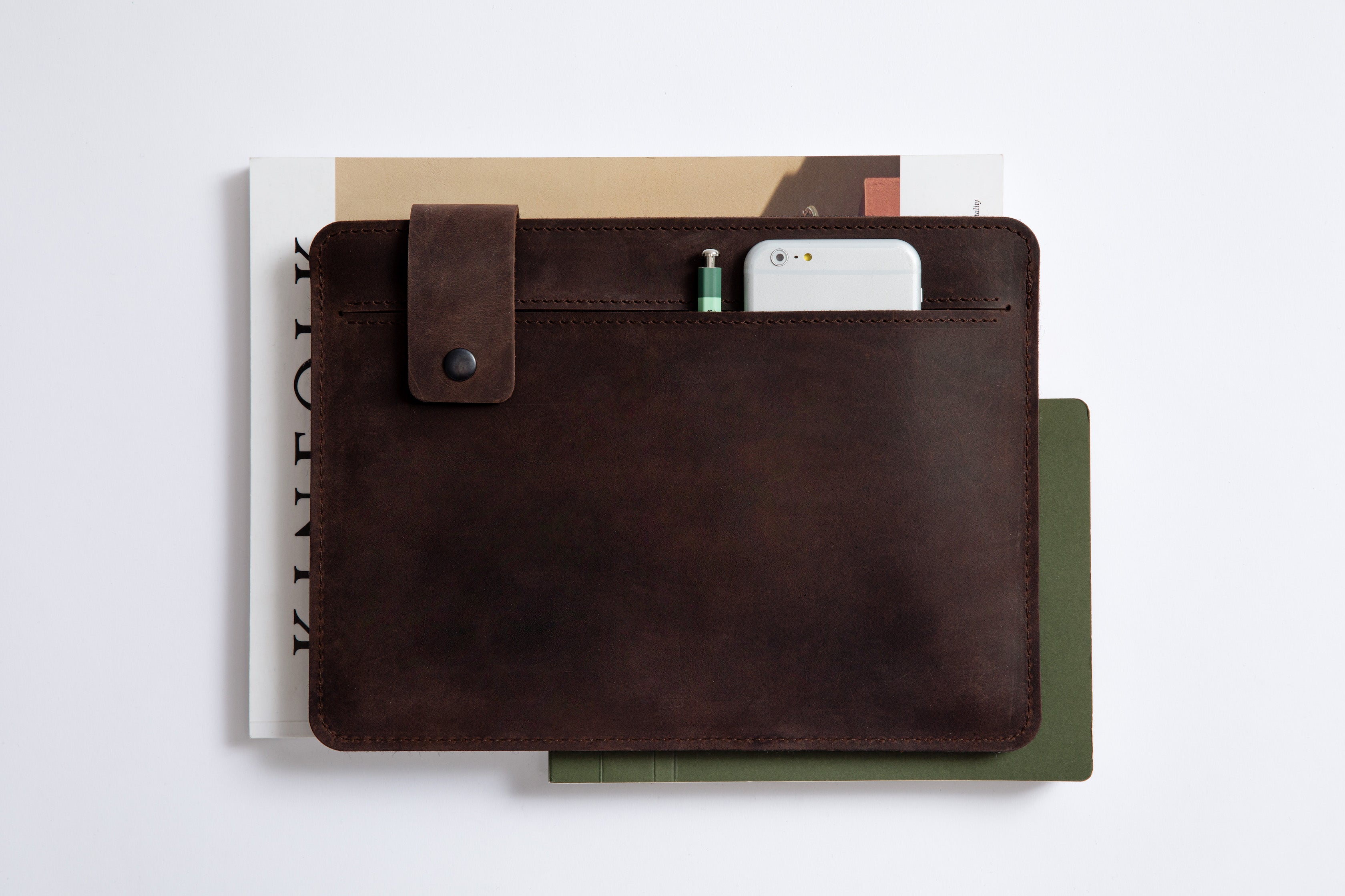 SLIM FIT iPad apsauginis dėklas / Rudas