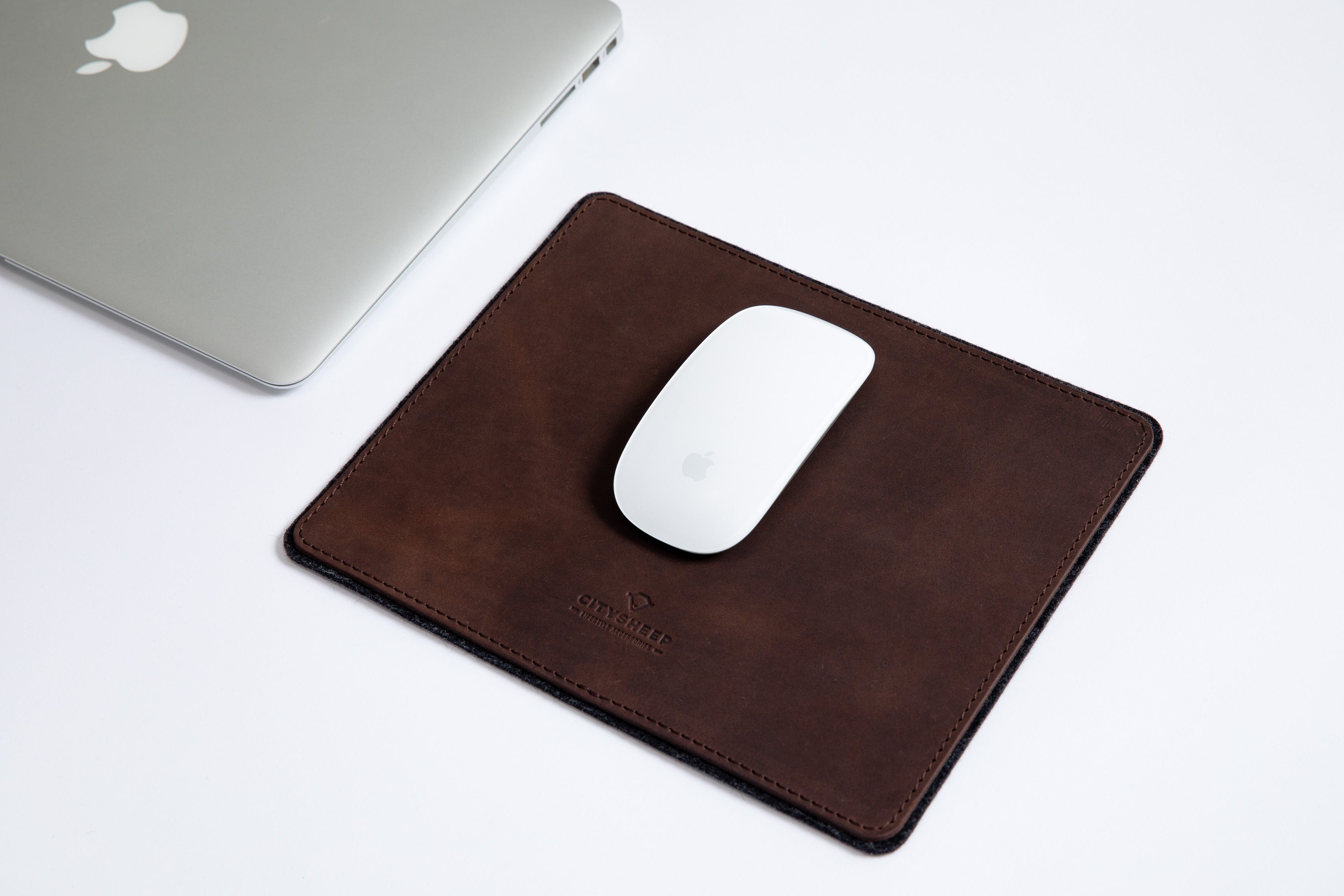 Premium leather mouse pad smooth mouse movement